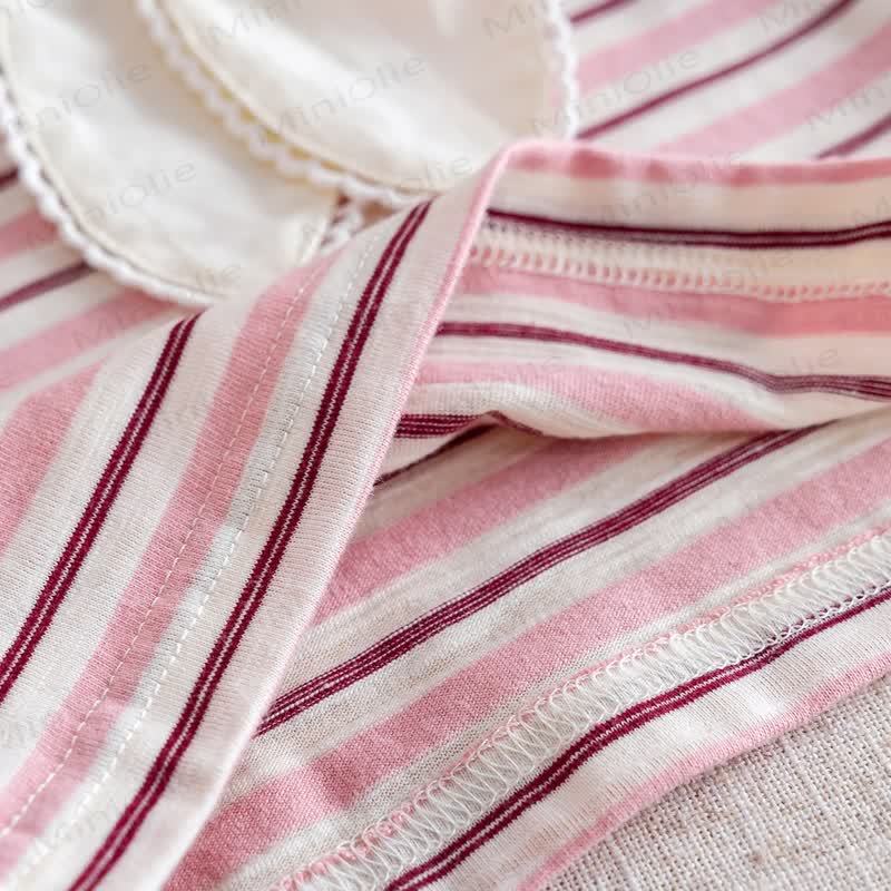 Baby Toddler Girl Pink Striped T-shirt - image 5