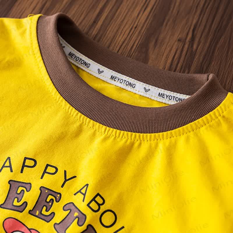 Toddler Duck Tee and Overalls Set - image 4