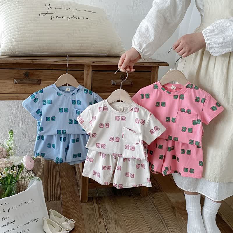 Toddler Alphabet Tee and Shorts Set - image 2