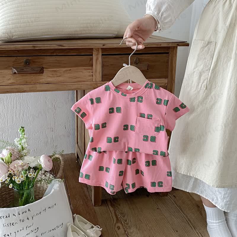 Toddler Alphabet Tee and Shorts Set - image 10