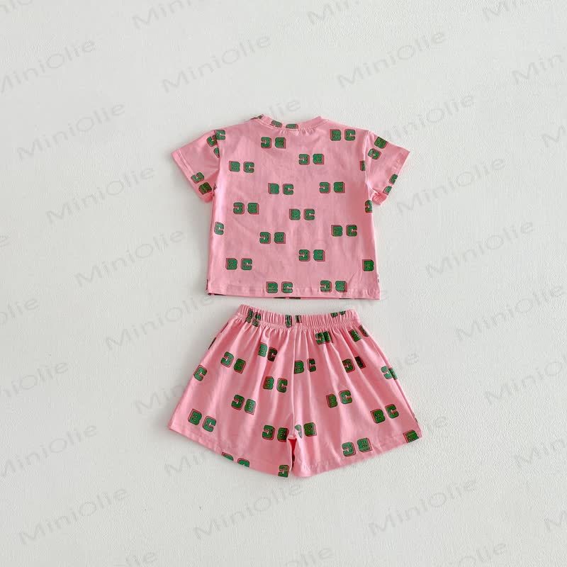 Toddler Alphabet Tee and Shorts Set - image 9