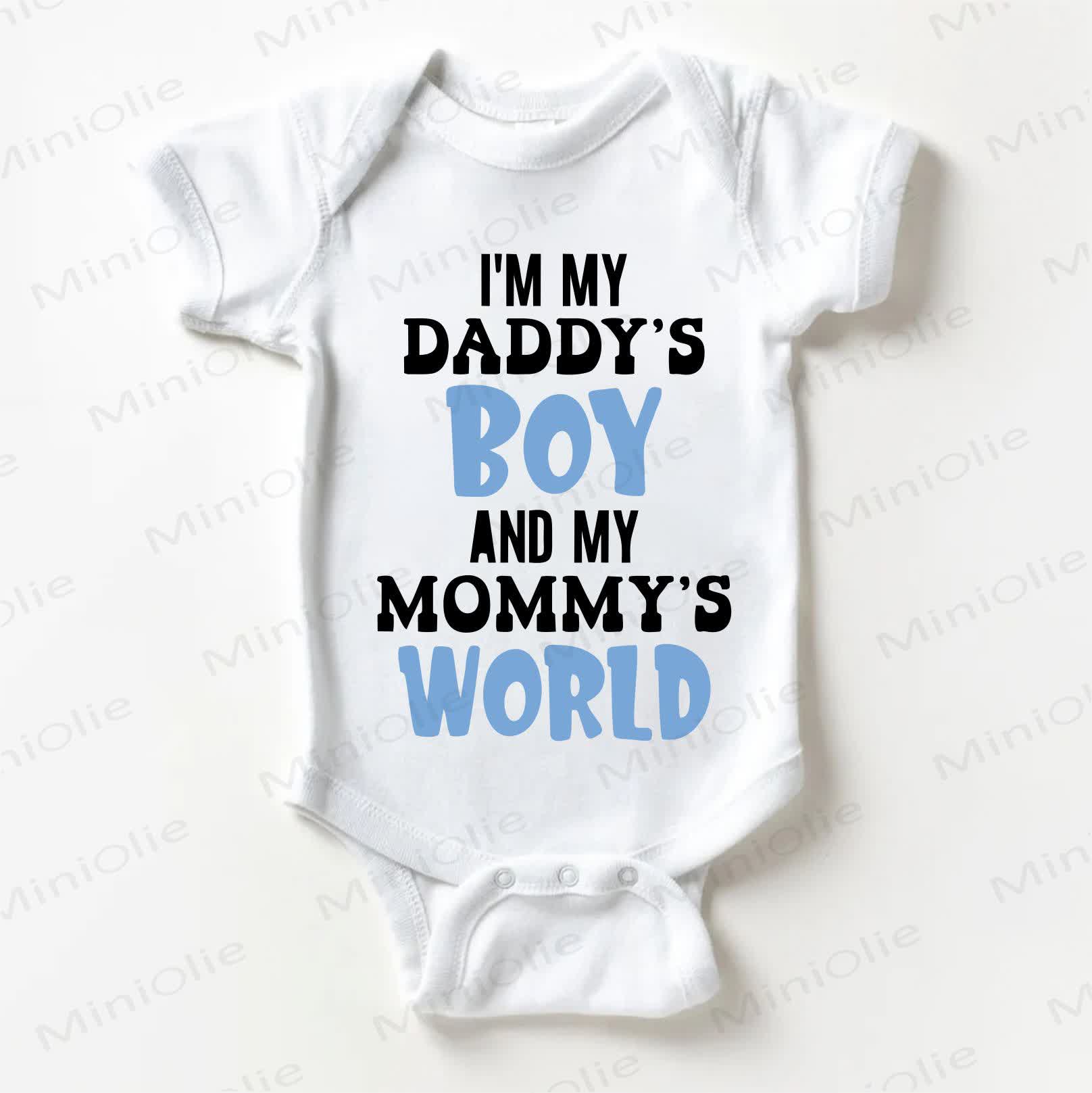 DADDY'S BOY MOMMY'S WORLD Baby White Bodysuit - White - 18-24M - image 1