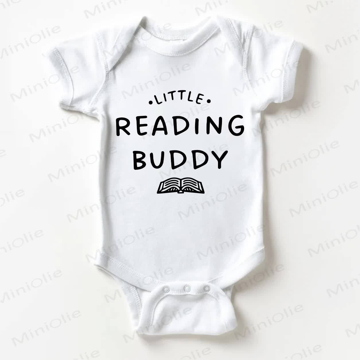 LITTLE READING BUDDY Baby White Bodysuit - White - 18-24M - image 1