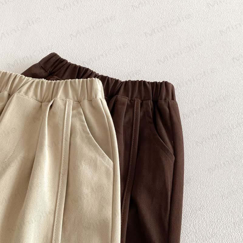 Toddler Kid Solid Color Loose Pants - image 10
