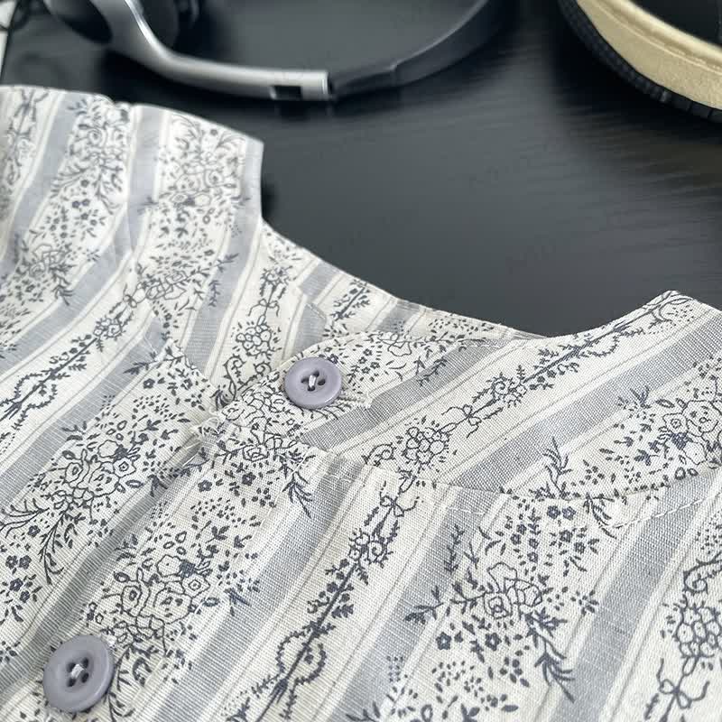 Toddler Floral Shirt and Pants Set - image 3