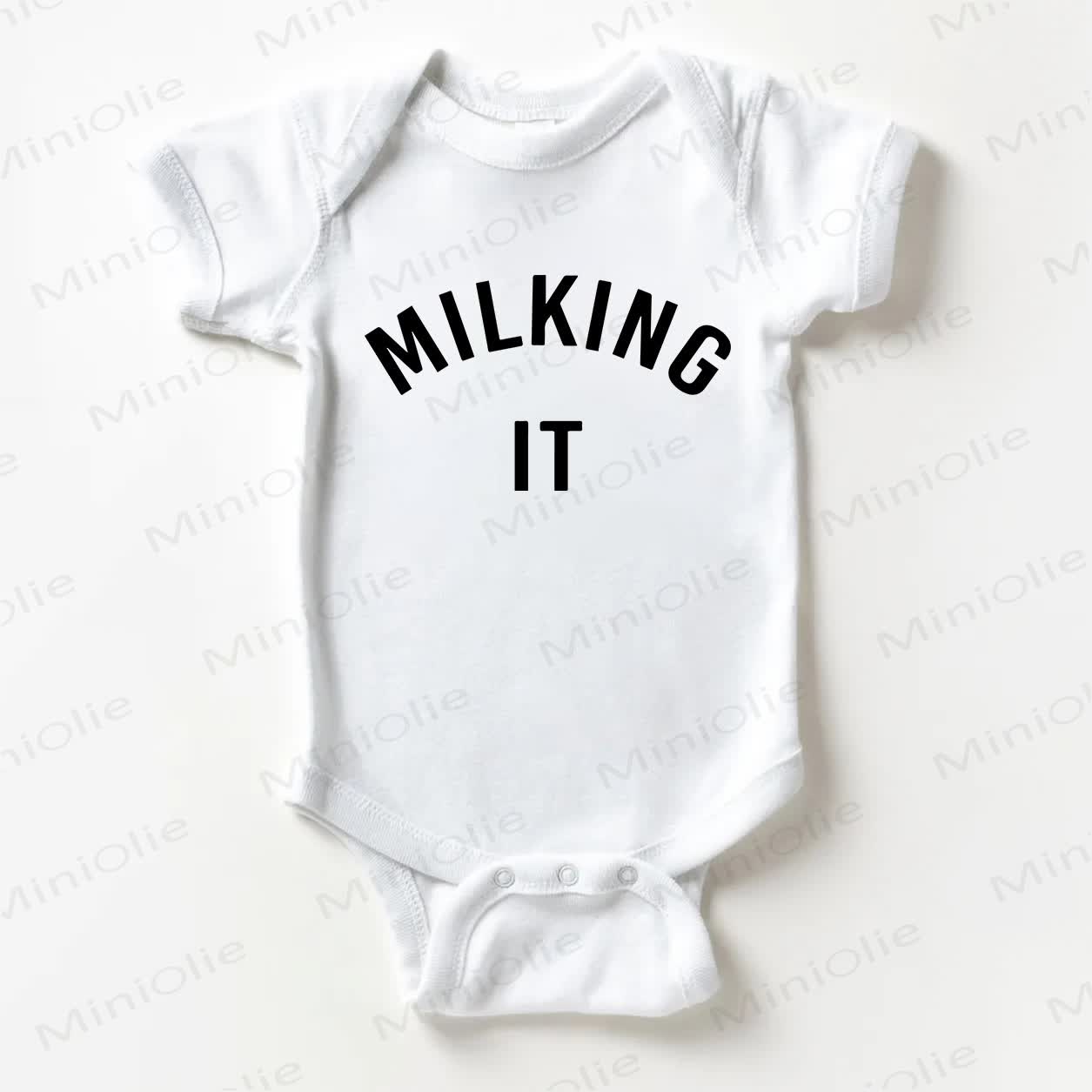 MILKING IT Baby White Bodysuit - White - 18-24M - image 1