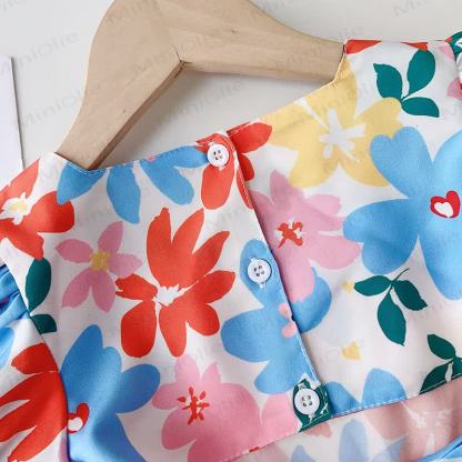 Toddler Kid Colorful Flower Dress - image 3