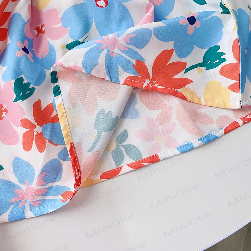 Toddler Kid Colorful Flower Dress - image 5