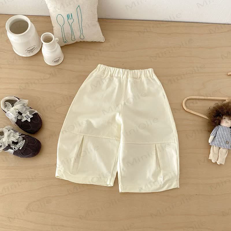 Baby Toddler Boy Solid Color Pants - Beige - 3-4T - image 6