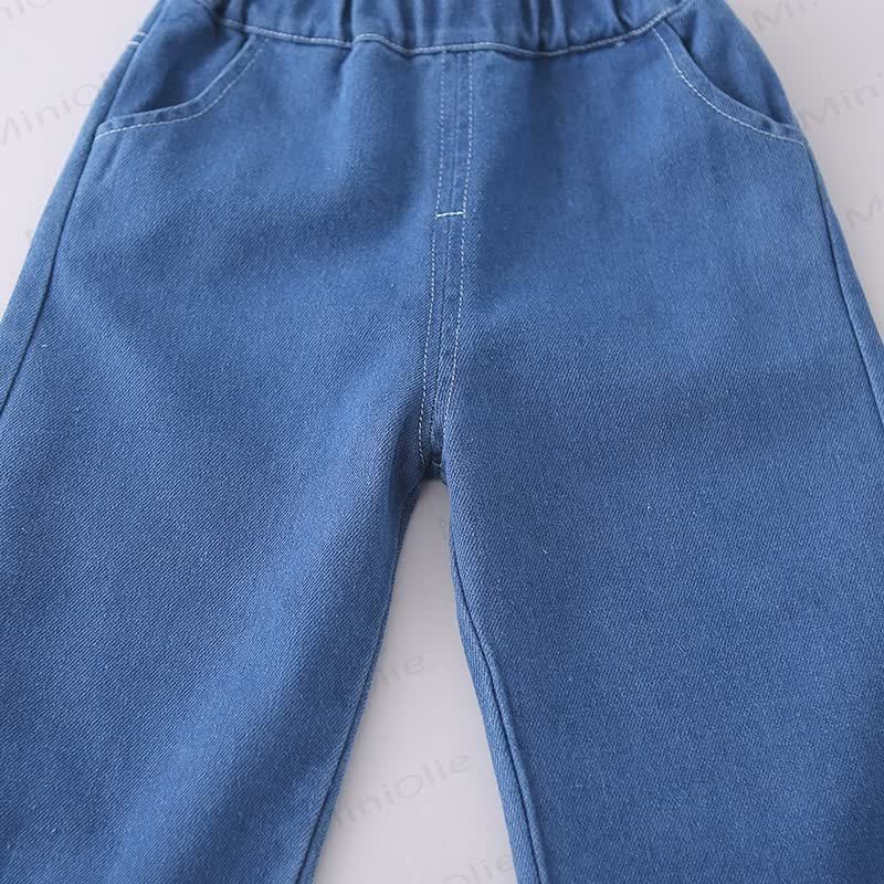 Toddler Girl Bow Denim 3-piece Set - image 15