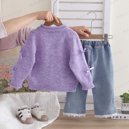 Toddler Tee Cardigan and Pants 3-piece Set - image 4