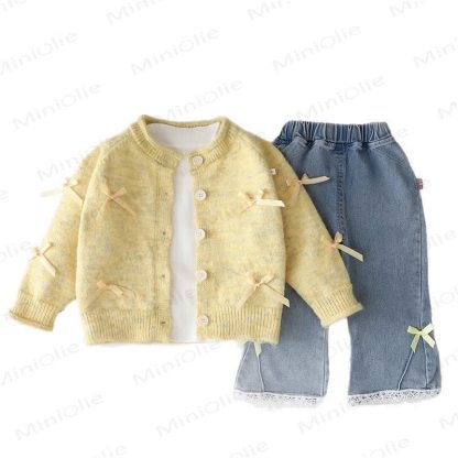 Toddler Tee Cardigan and Pants 3-piece Set - image 20