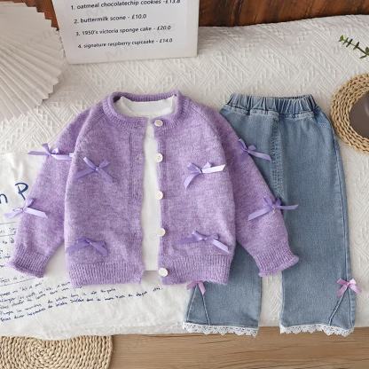 Toddler Tee Cardigan and Pants 3-piece Set - image 3