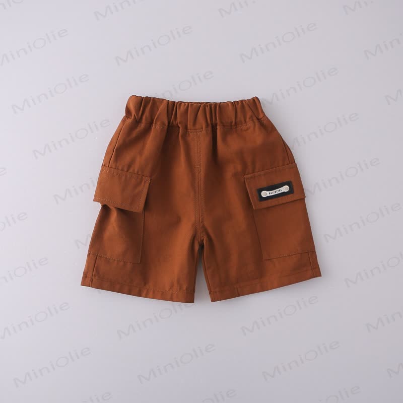 Toddler Striped Pocket Tee and Shorts Set - image 11