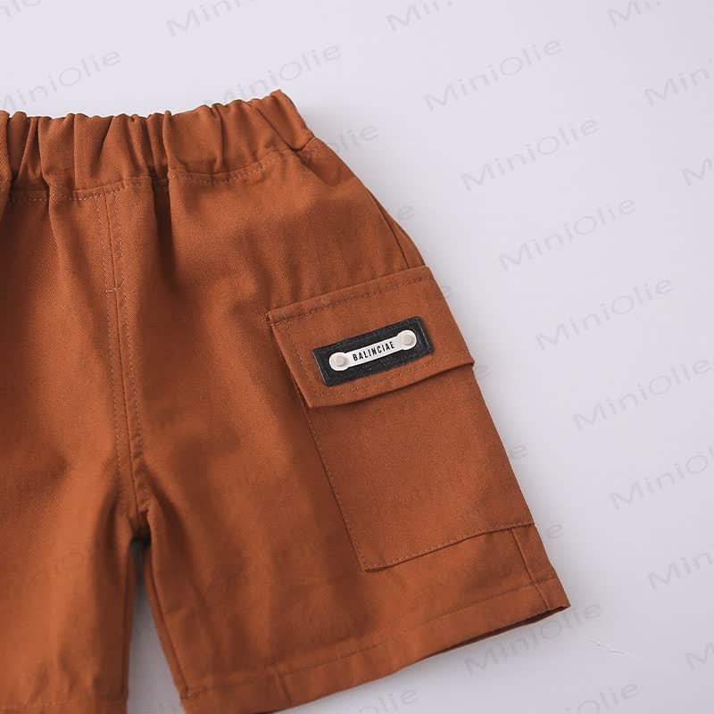 Toddler Striped Pocket Tee and Shorts Set - image 13
