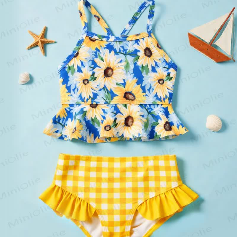 Toddler Flower Striped Swimsuit - image 10