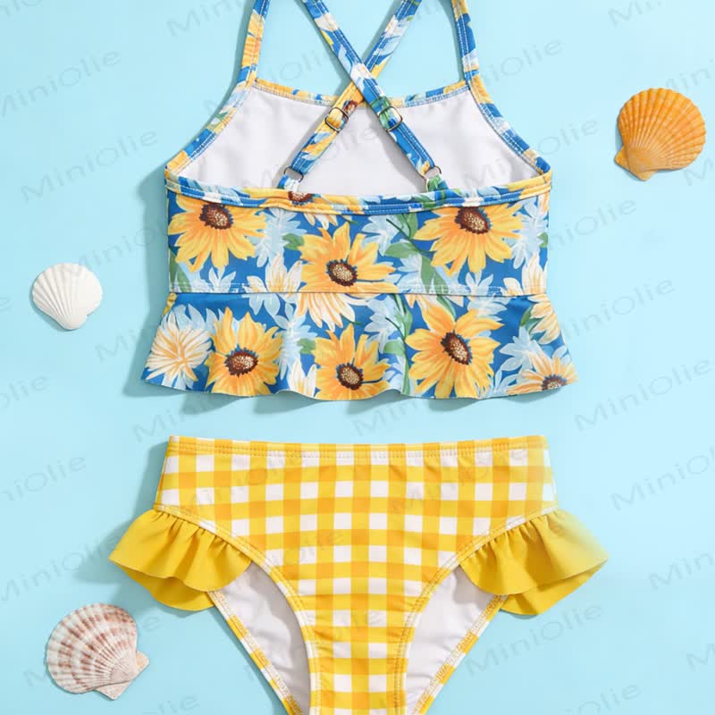 Toddler Flower Striped Swimsuit - image 11
