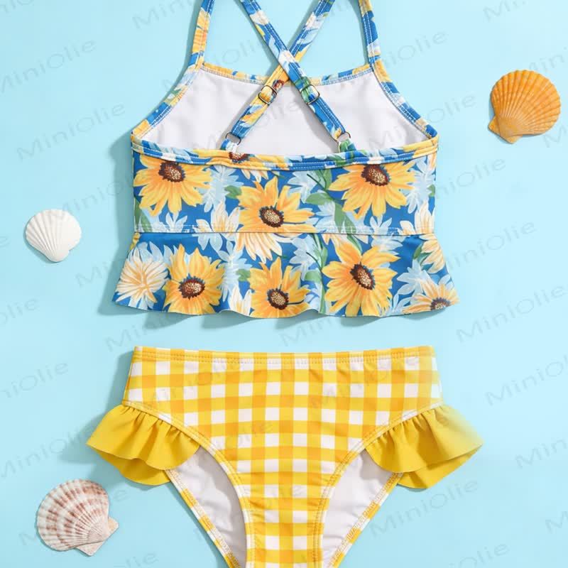 Toddler Flower Striped Swimsuit - image 11