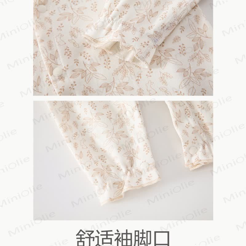 Baby  Lace Floral Cotton Romper - image 5