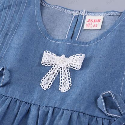 Toddler Girl Denim Tank and Shorts Set - image 8