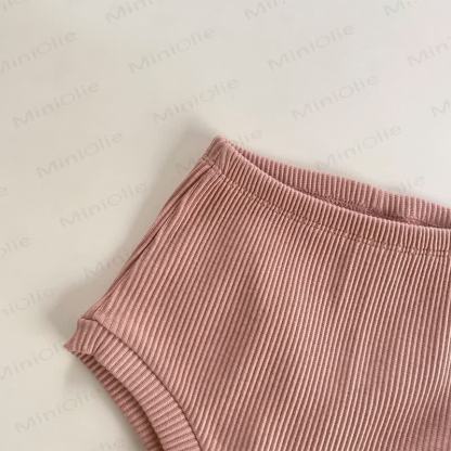 Baby Floral Top and Shorts Rib Set - image 8