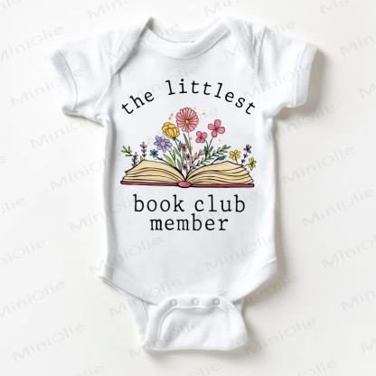 THE LITTLEST BOOK CLUB MEMBER Baby White Bodysuit - White - 18-24M - image 1