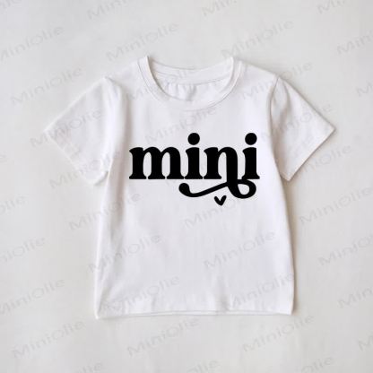 MAMA/MINI Baby Toddler White Family Matching T-Shirt - image 2