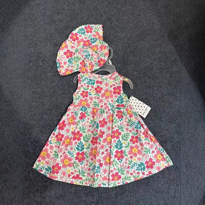 Baby Toddler Girl Floral Multicolor Dress - Multicolor - 24M - image 1