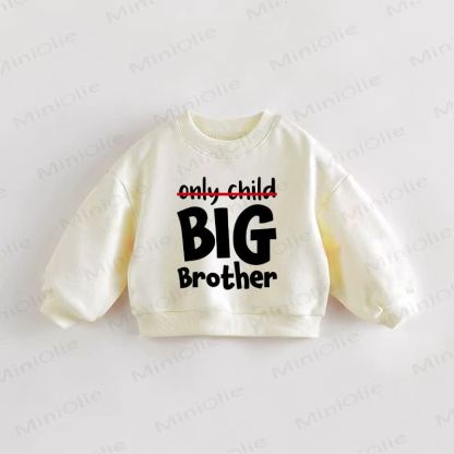 BIG BROTHER Baby Toddler Sweatshirt - Cream - 3-5T - image 1