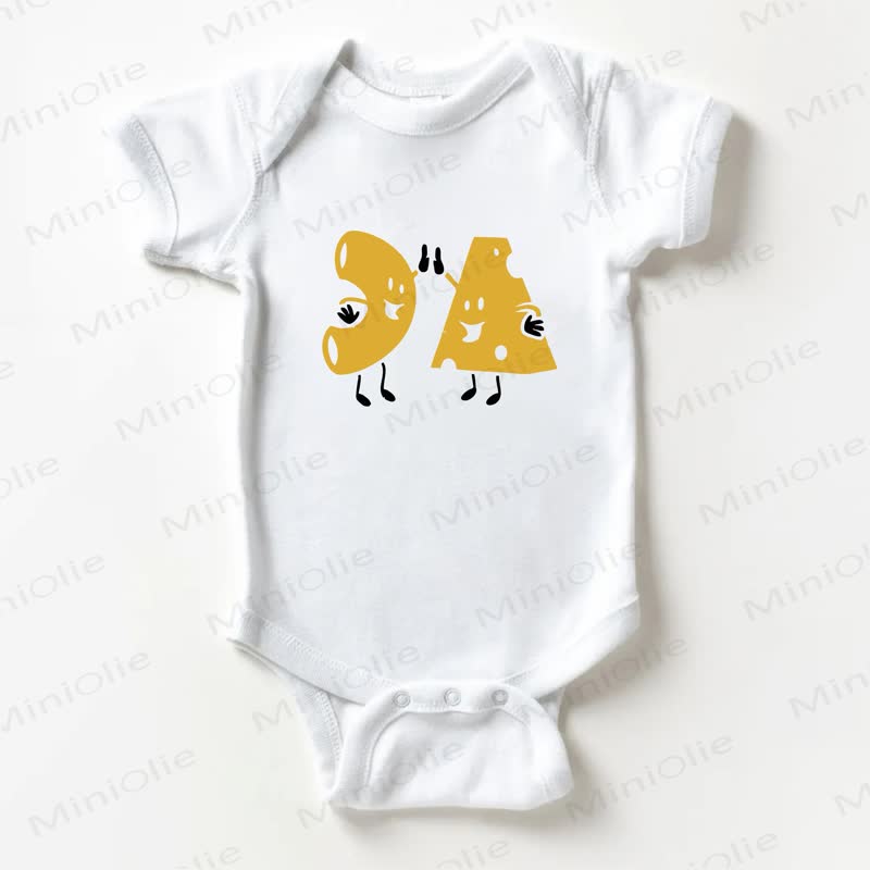 Baby Macaroni and Cheese White Bodysuit - White - 18-24M - image 1