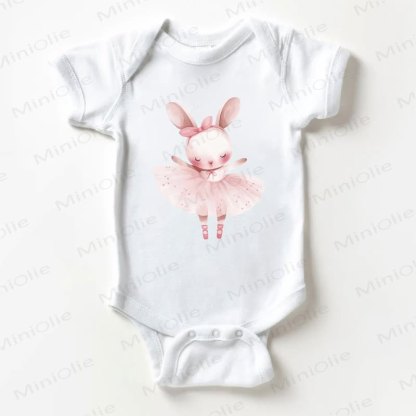 Baby Rabbit White Bodysuit - White - 18-24M - image 1
