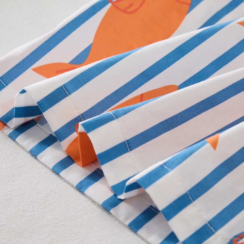 Baby Toddler Fish Striped Sleeveless 2-piece Set - image 5