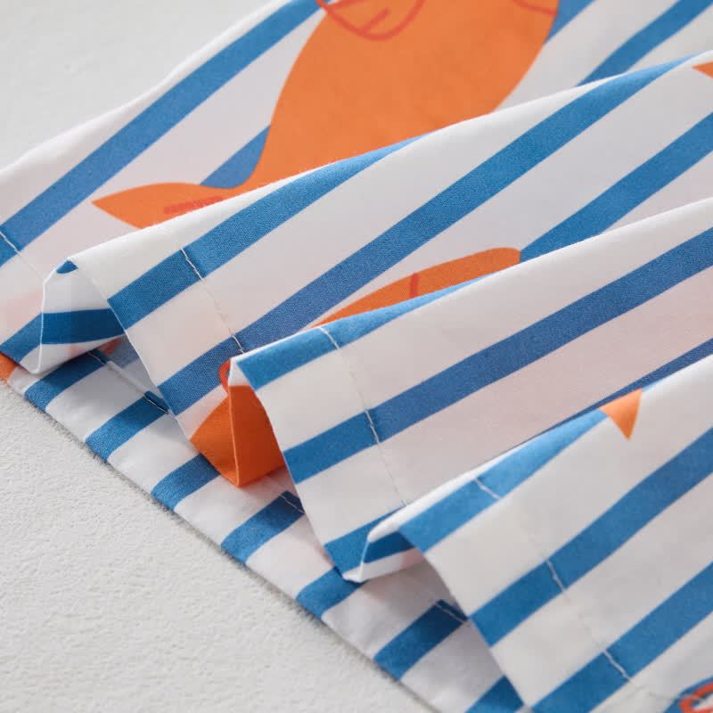 Baby Toddler Fish Striped Sleeveless 2-piece Set - image 5