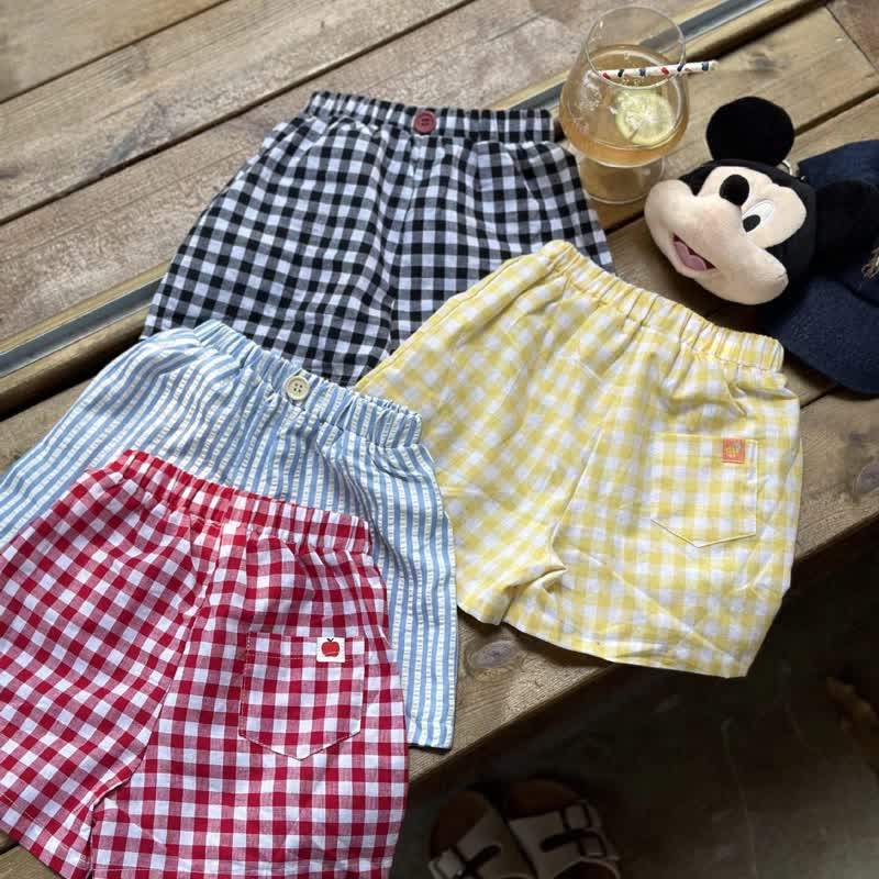 Toddler Girls Striped Plaid Shorts - image 6