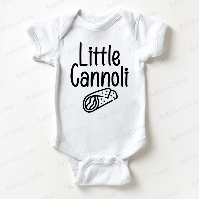 LITTLE CANNOLI Baby White Bodysuit - White - 18-24M - image 1