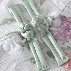 Baby Knot Button Floral Romper - image 5