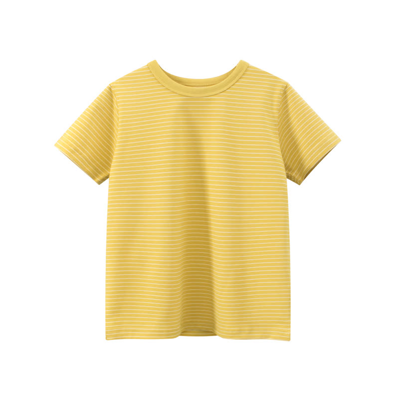 Toddler Striped Tee - Yellow - 8-9T - image 3