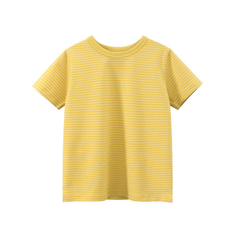 Toddler Striped Tee - Yellow - 8-9T - image 3