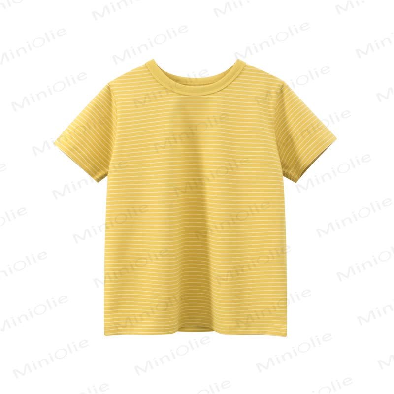 Toddler Striped Tee - Yellow - 8-9T - image 3