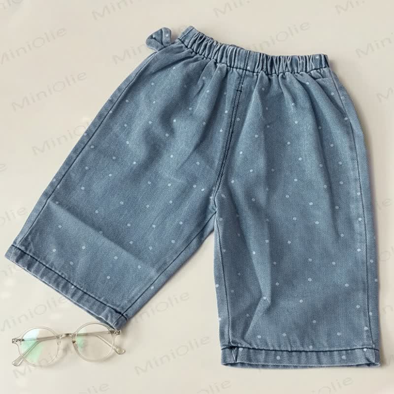 Baby Toddler Polka Dot Print Pants - Blue - 3-4T - image 1