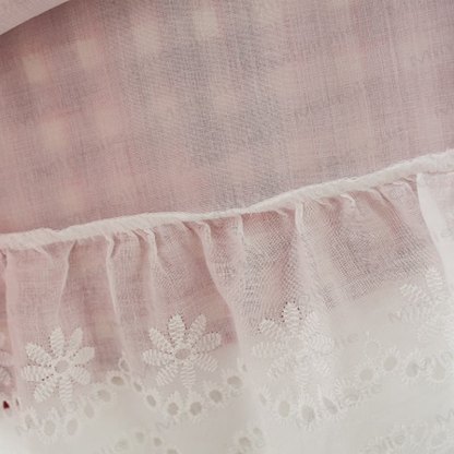 Baby Girl Red Plaid Dress with Hat - image 4