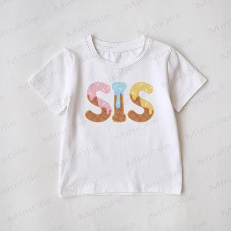 BRO/SIS Family Matching Birthday T-Shirt - SIS - Baby T-Shirt: 3-5T - image 5