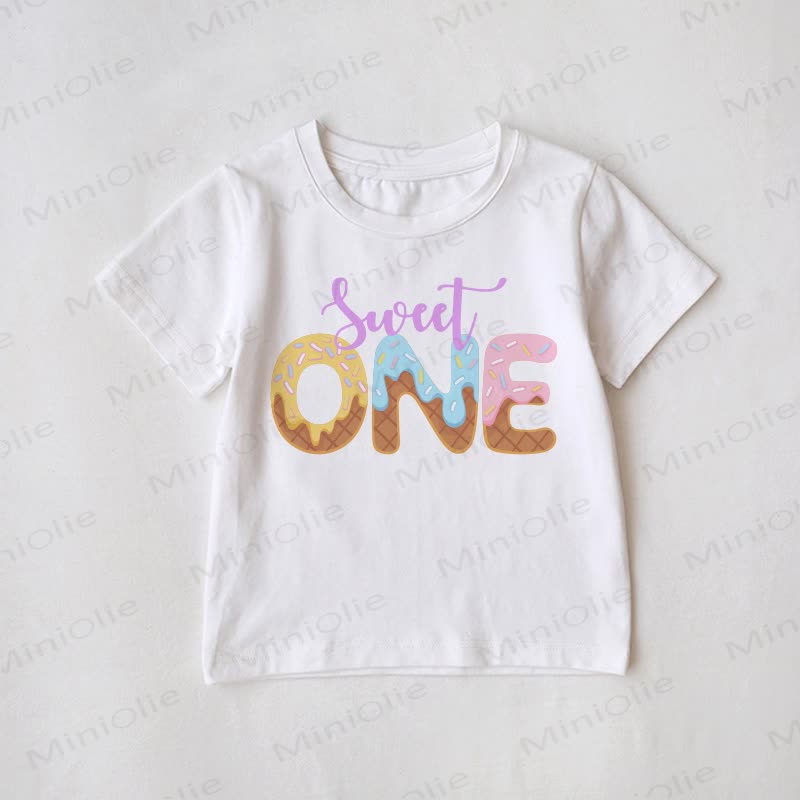 BRO/SIS Family Matching Birthday T-Shirt - ONE - Baby T-Shirt: 3-5T - image 3