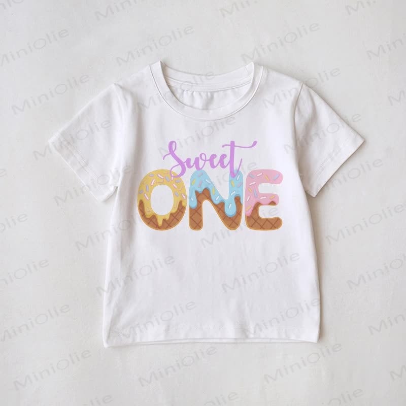 BRO/SIS Family Matching Birthday T-Shirt - ONE - Baby T-Shirt: 3-5T - image 3