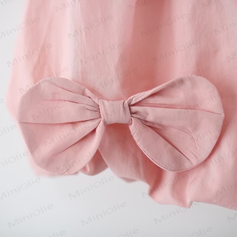 Baby Girls Pink Rows Dress - image 4