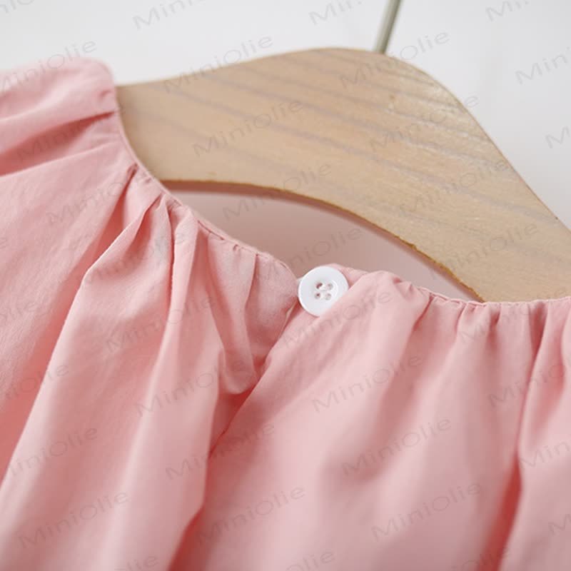 Baby Girls Pink Rows Dress - image 5