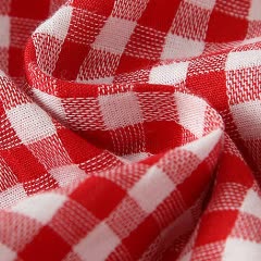 Baby Red and White Wheckered Strap Strawberry Sleeve Romper - image 4