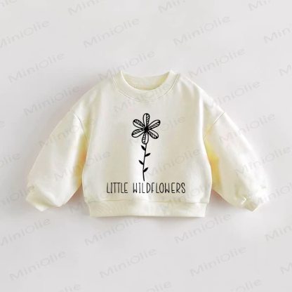LITTLE WILDFLOWERS Baby Toddler Sweatshirt - Cream - 3-5T - image 1
