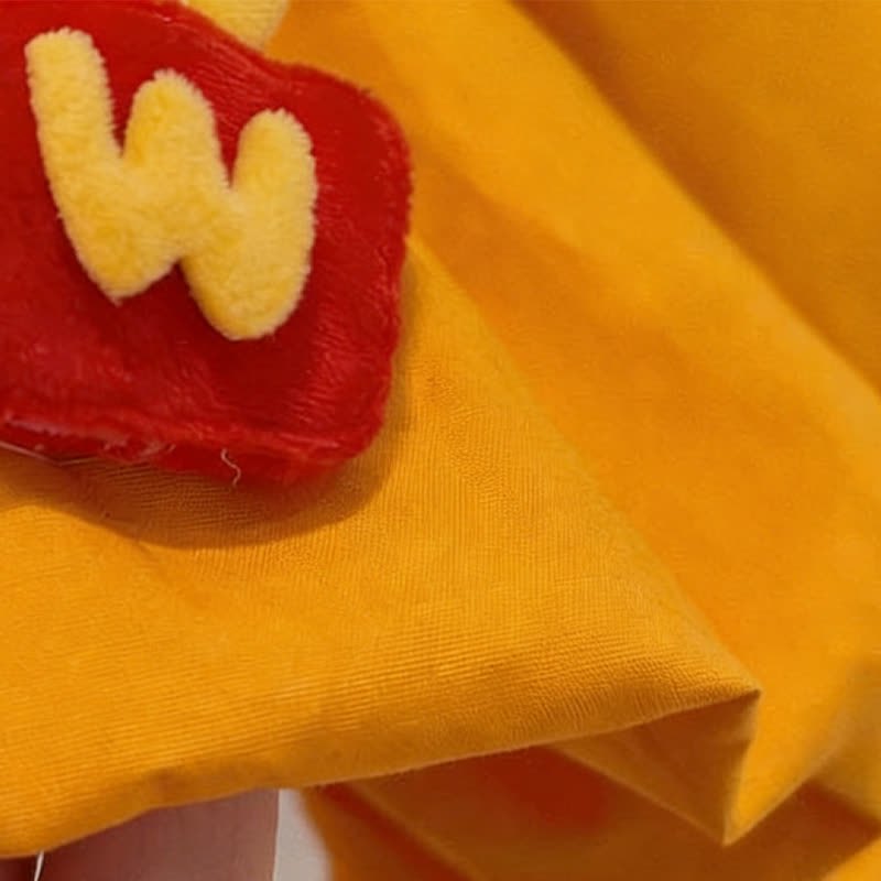 Toddler Girl Burger Yellow Dress - image 3