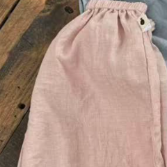 Toddler Solid Color Casual Pants - Pink - 6-7T